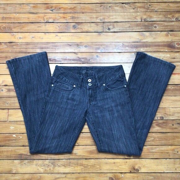 GUESS Rare flare 1981 low rise jeans vintage - Picture 1 of 9